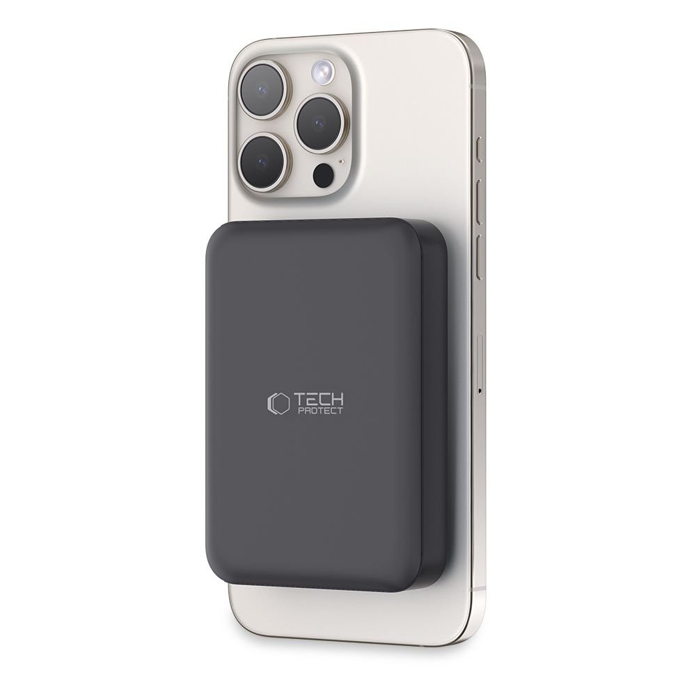 Powerbank MagSafe 10 000 mAh Tech-Protect LifeMag PB11, czarny