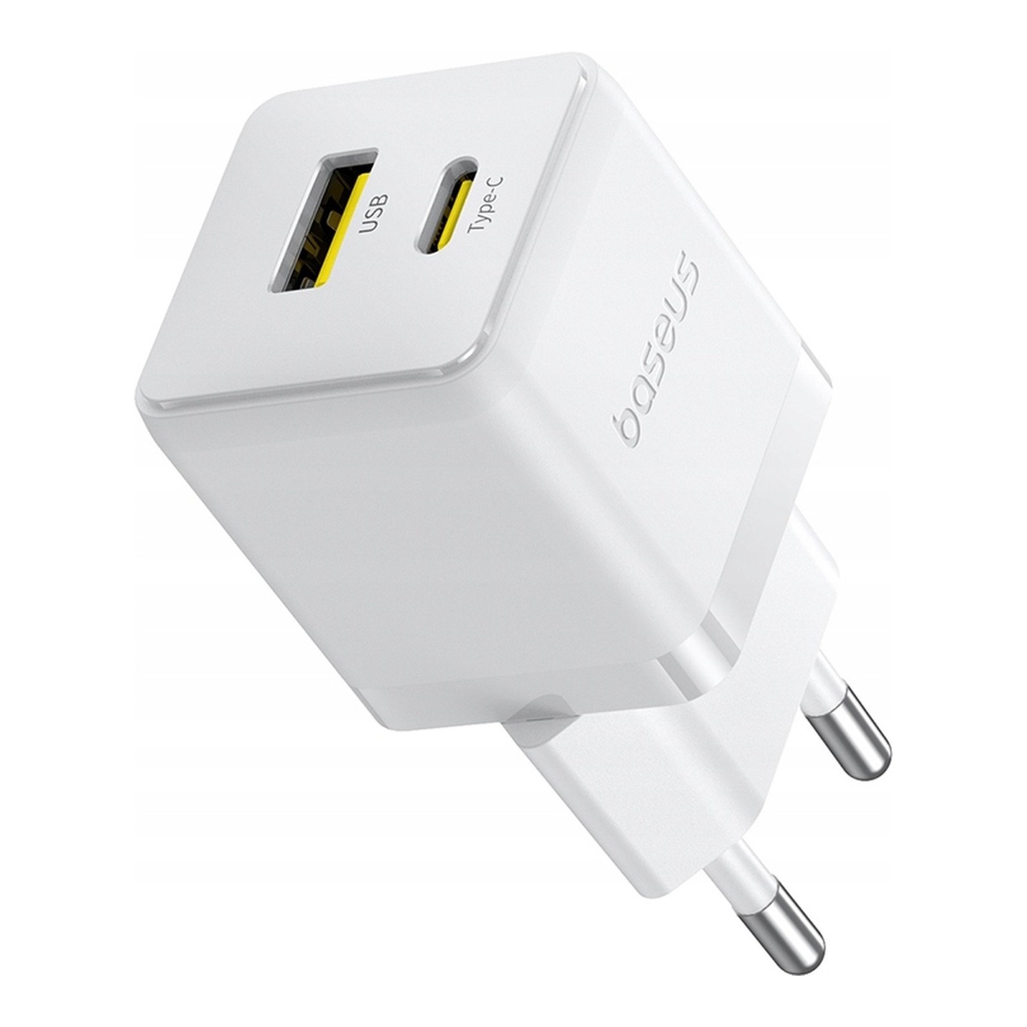Baseus Palm 30 W pod kątem — wtyczka EU i porty