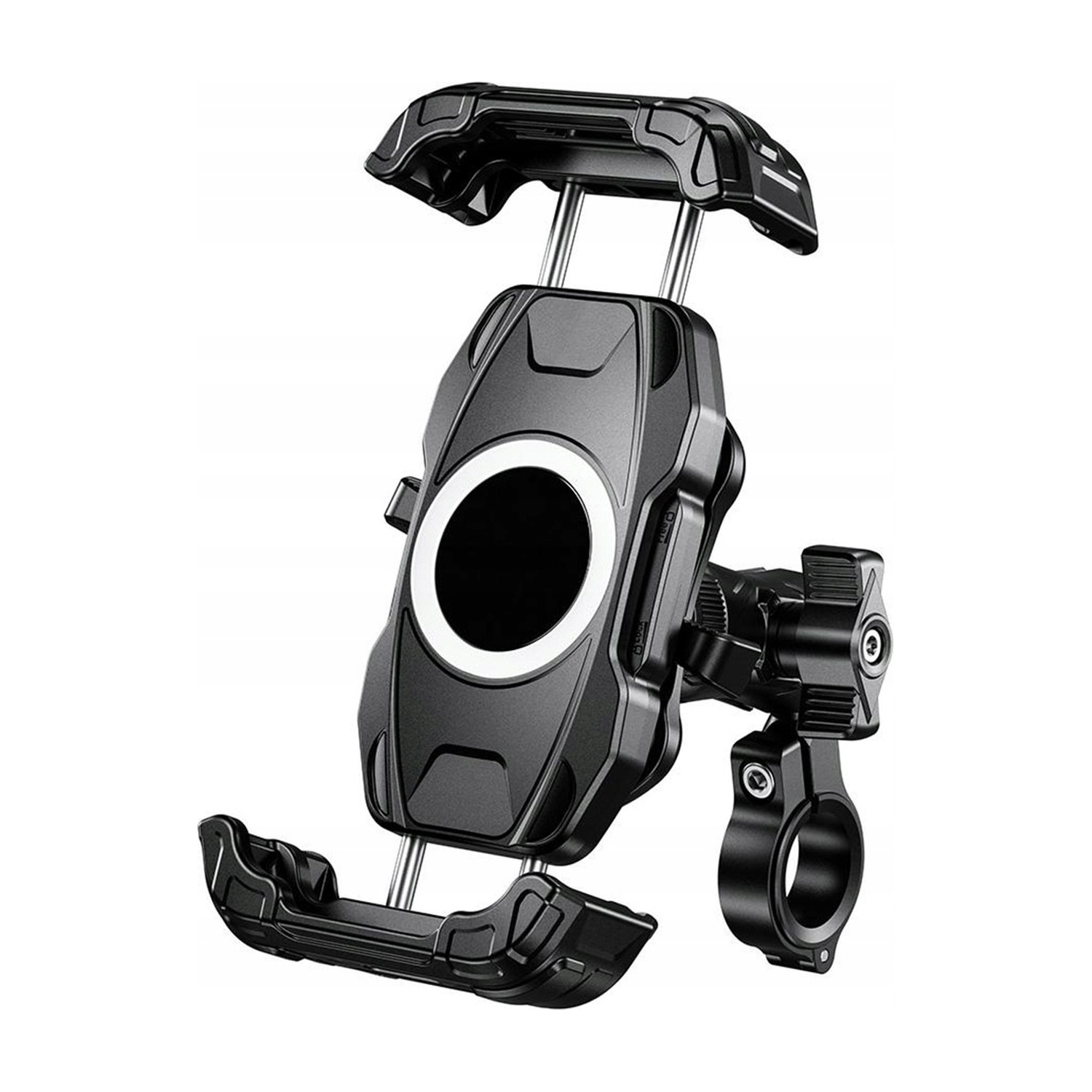 Uchwyt motocyklowy na telefon antywibracyjny eXtremestyle R22, czarny