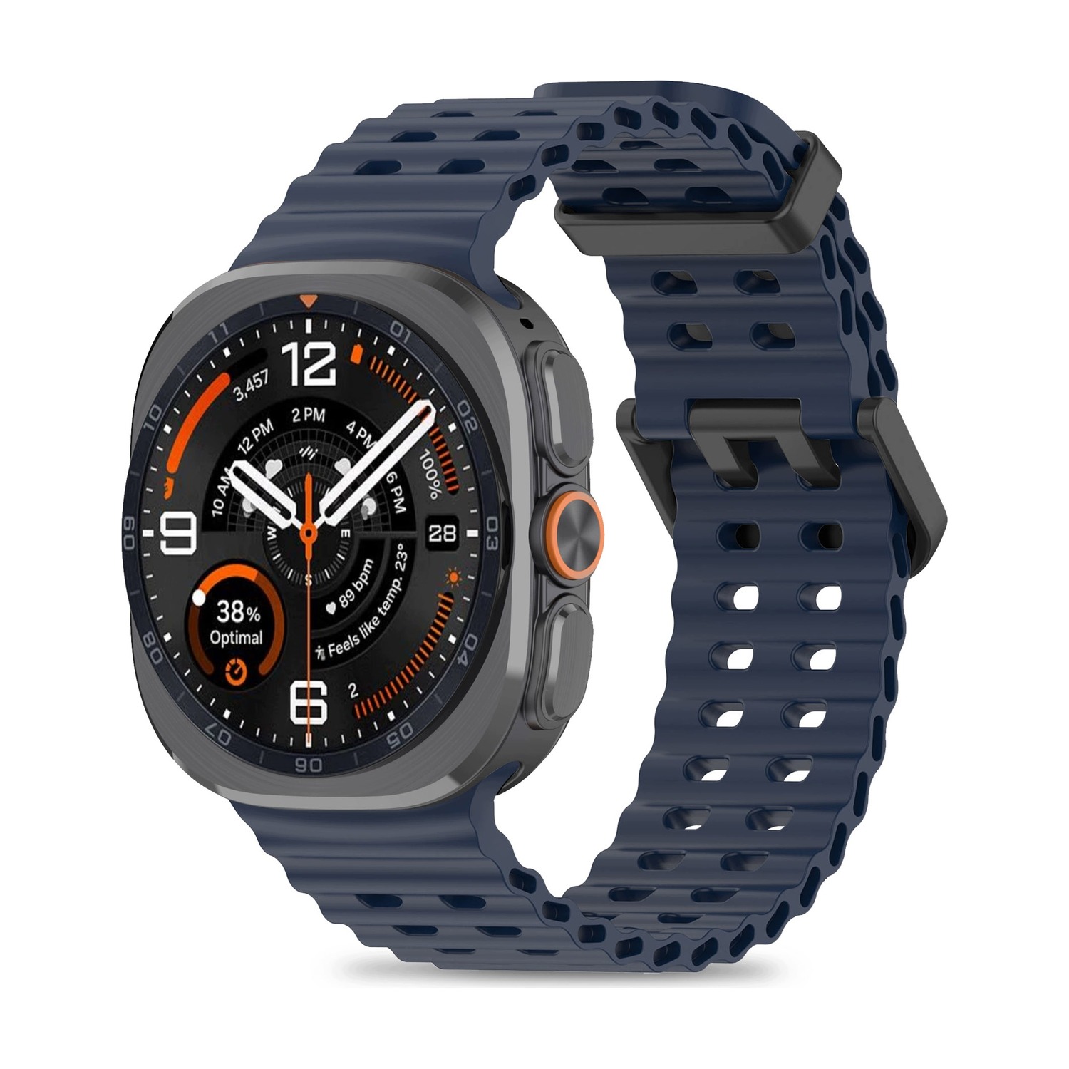 Pasek do Samsung Galaxy Watch Ultra 47 mm Tech-Protect Iconband Pro, granatowy