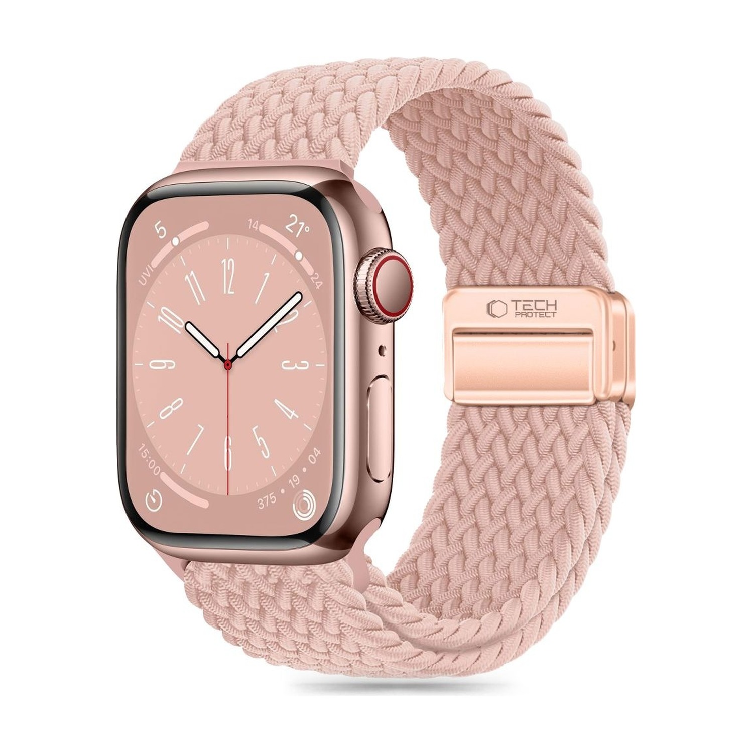 Pasek do Apple Watch 40/41/42 mm Tech-Protect NylonMag, różowy